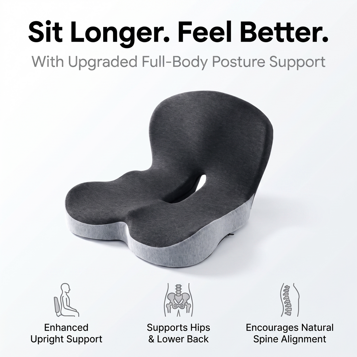 Ergonomic CloudSeat™ Cushion