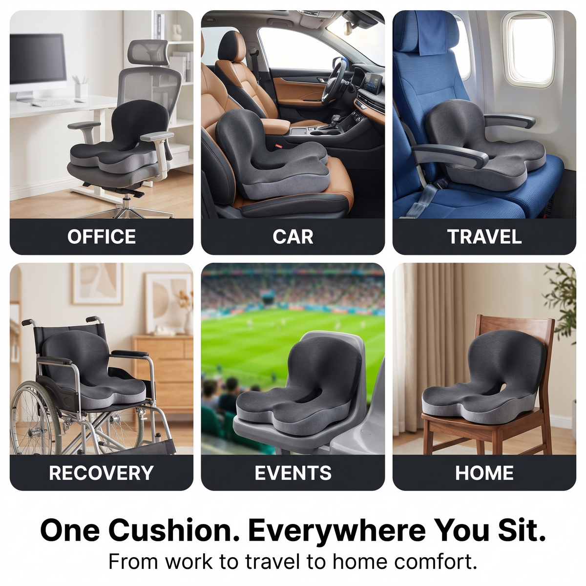 Ergonomic CloudSeat™ Cushion