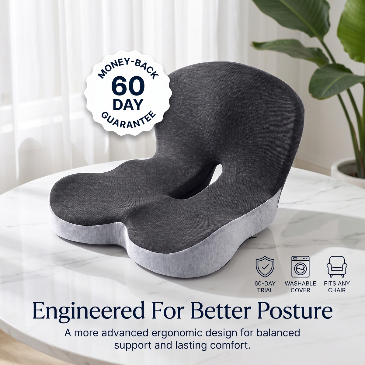 Ergonomic CloudSeat™ Cushion